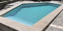 Piscina con revestimiento de liner